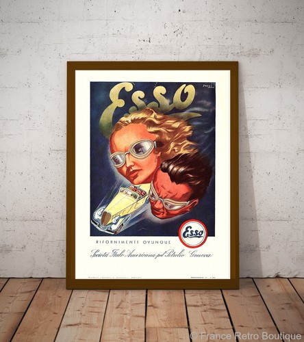 Affiche publicitaire vintage