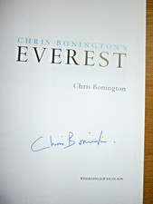 SIGNED Chris Bonington. Chris