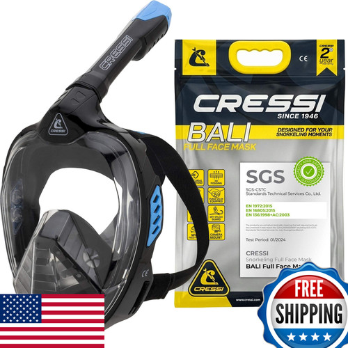 Cressi bali black blue - black/blue, s/m