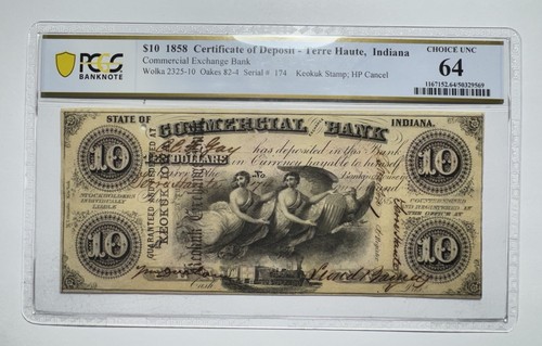 Commercial exchange bank 10 - commercial, $10