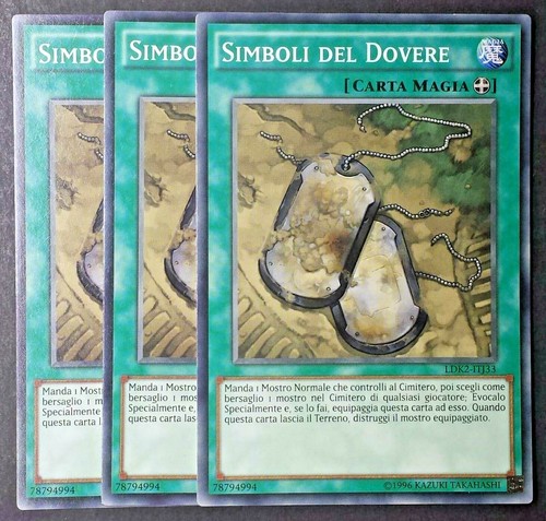 Set carte simboli del - 3,