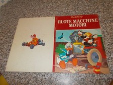 CARTONATO RUOTE MACCHINE MOTORI MONDADORI 1° EDIZIONE 1964 MB/OTTIMO TIPO DISNEY