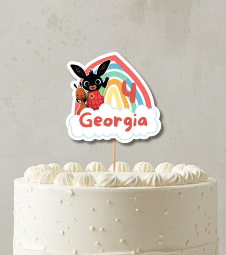 Cake topper bing bunny - topper,