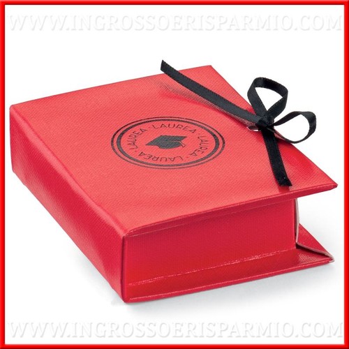 Scatoline rosse portaconfetti - scatoline,