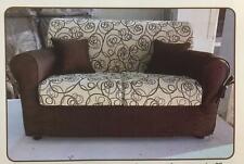 DIVANO FIOCCO STOFFA BICOLORE