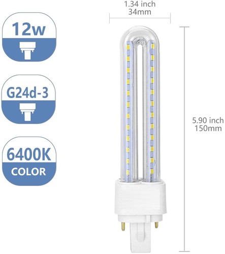 Faretto led attacco g24 - g24, luce
