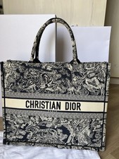 Dior Book Tote Large Blue