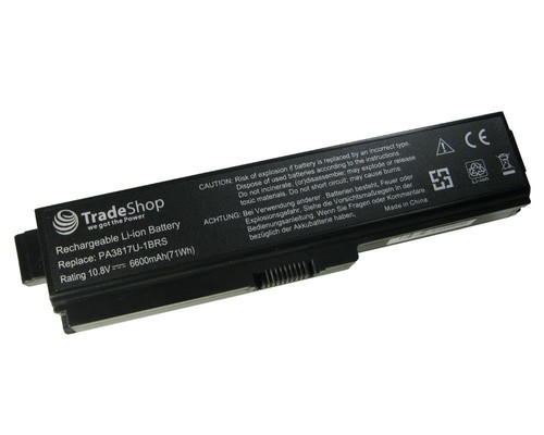 Batteria 6600mah per - per, toshiba