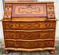 Cassettiera antica intarsiata