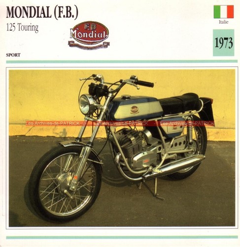 Mondial 125 touring - mondial,