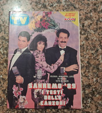 Tv sorrisi e canzoni 8 1989-Sanremo 1989-Marchesini-Lopez-Solenghi-Bertè-Salerno