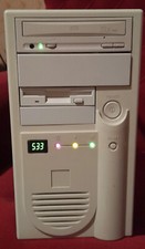 Case computer,AT,mhz display