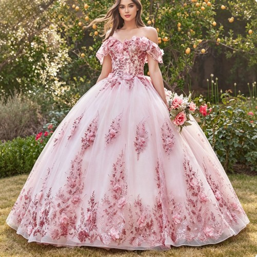 Abito ballo rosa - abito,