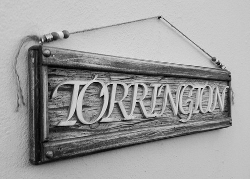 Insegna parete legno - parete, in