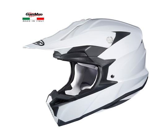 Casco cross hjc bianco - casco, i