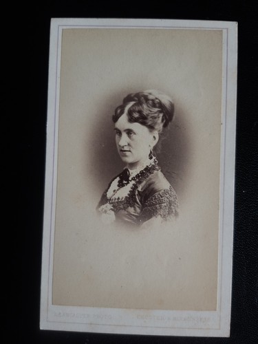 Cdv elegant woman hair - woman, braid