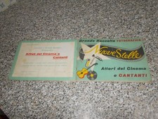 ALBUM NUOVE STELLE ATTORI CINEMA CANTANTI 1965 SUPERCARTA COMPLETO MOLTO BUONO