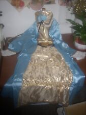 vestito carnevale damina dell ottocento con parrucca leggi......