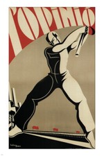 L'Opinió (L'opinione) Poster VINTAGE HELIOS GOMEZ Spagna 1936 20x30 RARO - PY1