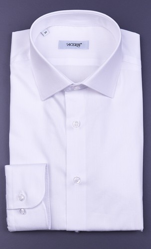 Camicia acerbi bianca rigata - acerbi,