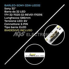 BARRA STRIP LED TV SONY