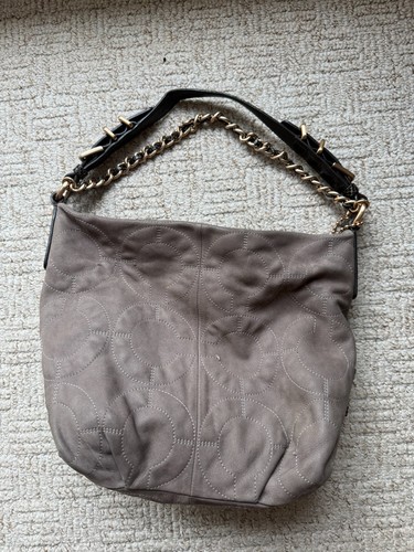 Borsa coach taupe signature - borsa,