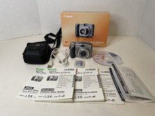 Canon PowerShot A710 IS fotocamera digitale 7,1 megapixel argento con scatola custodia scheda testata