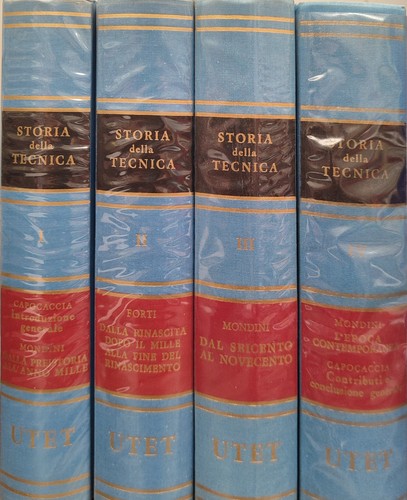 Storia della tecnica - storia, volumi