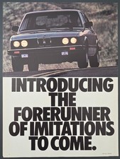 ANNUNCIO STAMPA BMW E28 Serie