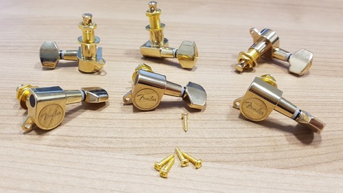 Pioli tuning logo fender gold - fender,