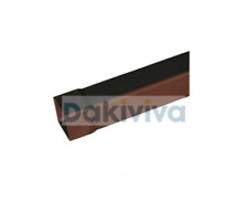 TUBO IN PVC MARRONE QUADRO