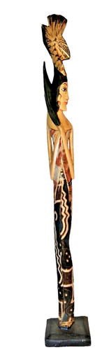 Donna preghiera legno - in,