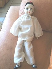 Bambola Pierrot Vintage Porcellana 