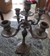 Candelabro In Peltro 