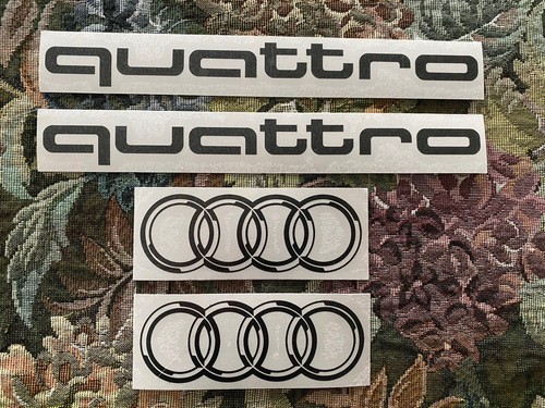 Adesivi audi quattro - adesivi,