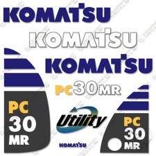 Fits Komatsu PC30MR-2 Decal Kit Mini Excavator Sticker Replacements (PC30MR-2)