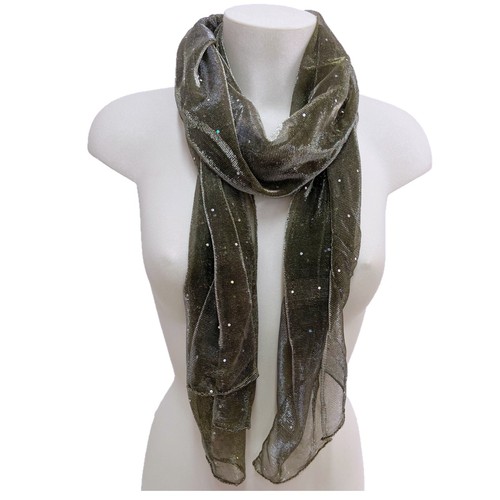 Sciarpa metallizzata glitter - sciarpa,