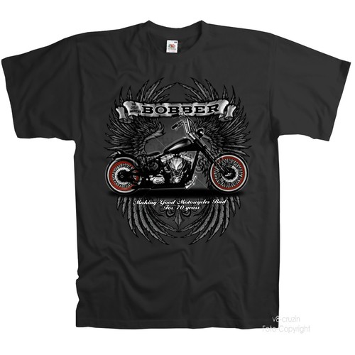 Biker shirt classic chopper - t-shirt,