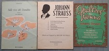 Johann Strauss Lotto 3 Spartiti Musica Antichi