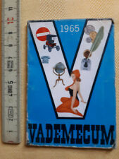 VADEMECUM CALENDARIO RUBRICA 1965 GRAFICHE MIGNANI BOLOGNA CLASSICO BARBIERE