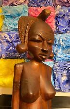 Statua in legno africana Intagliata finemente 