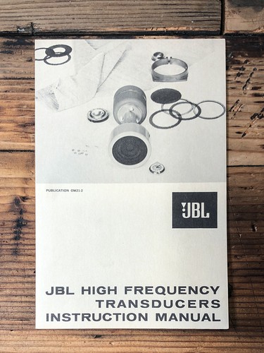 Jbl transducers 075 - 075, le175