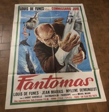 Manifesto  Cinema Originale Fantomas Louis De Funes