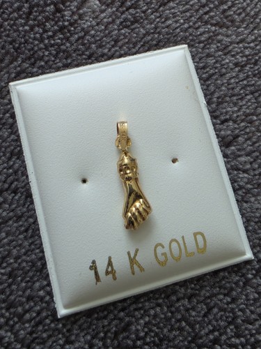 Ciondolo figa oro kt - ciondolo, 14