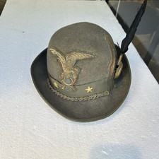 VECCHIO CAPPELLO ALPINO SOTTOTENENTE BANTAM CERVO FELTRO SAGLIANO MICCA OLD HAT