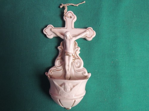 Acquasantiera epoca ceramica - acquasantiera,