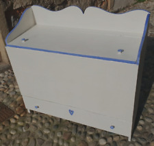 MADIA CREDENZA CASSAPANCA LACCATA BIANCO BAGNO SALA 1850/90 L103 P 44 H 81 H 100