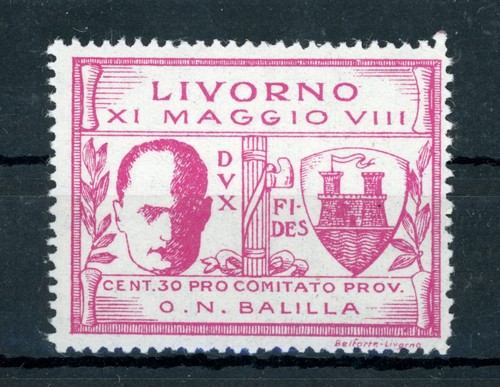 Italia emissioni locali - locali:, 1930