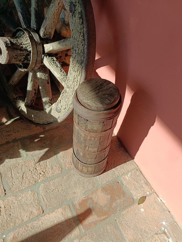 Colonna legno produci burro - colonna,
