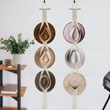 2 Pieces Macrame Hat Hangers